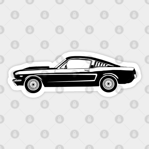 Mustang Sticker by Gringoface